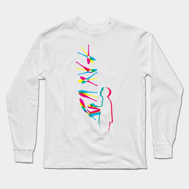 Tshirt - Spotlight Juggler Alternative Long Sleeve T-Shirt by samjmann